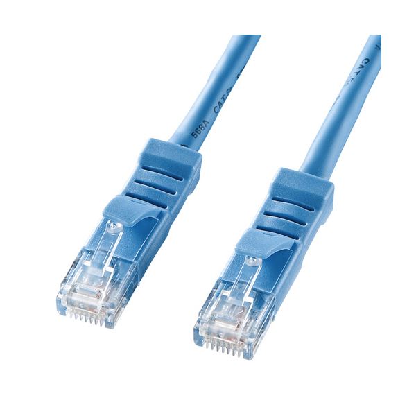 (まとめ)サンワサプライ L型カテゴリ5eより線LANケーブル KB-T5YL-02LB(×5セット) |b04の通販は 5,407円