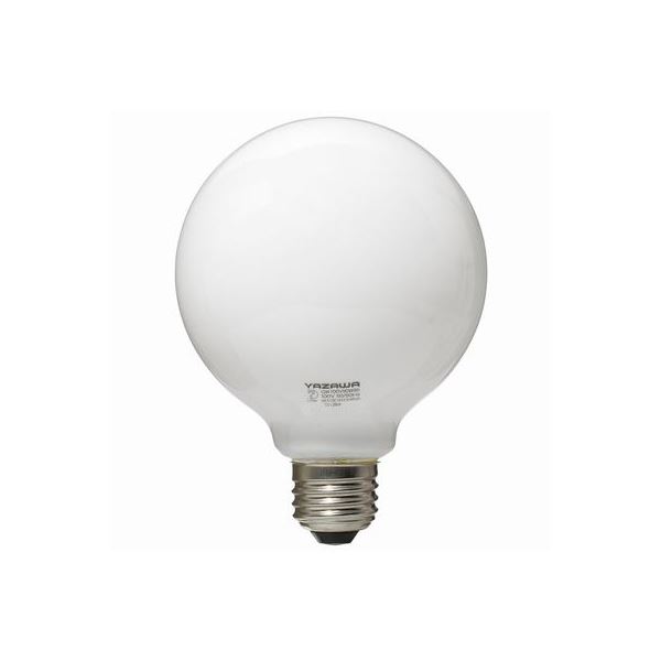 (まとめ)YAZAWA ボール電球40W形ホワイト GW100V38W95(×10セット) |b04の通販は