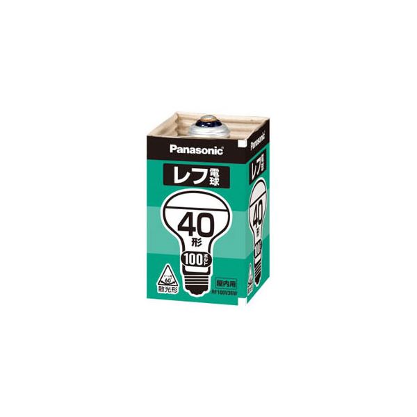 (まとめ)PANASONIC レフ電球40W形 RF100V36WD(×10セット) |b04の通販は 5,797円