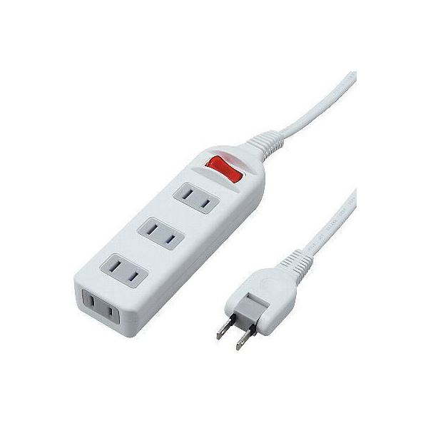 (まとめ)YAZAWA 耐トラシャッター 集中スイッチ付タップ4個口 Y02S415WH(×3セット) |b04の通販は 6,479円