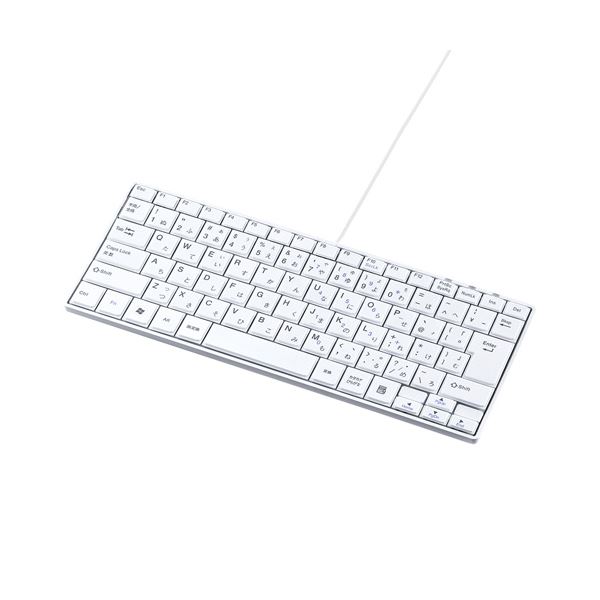 (まとめ)サンワサプライ USBスリムキーボード SKB-SL18WN(×2セット) |b04の通販は 8,507円