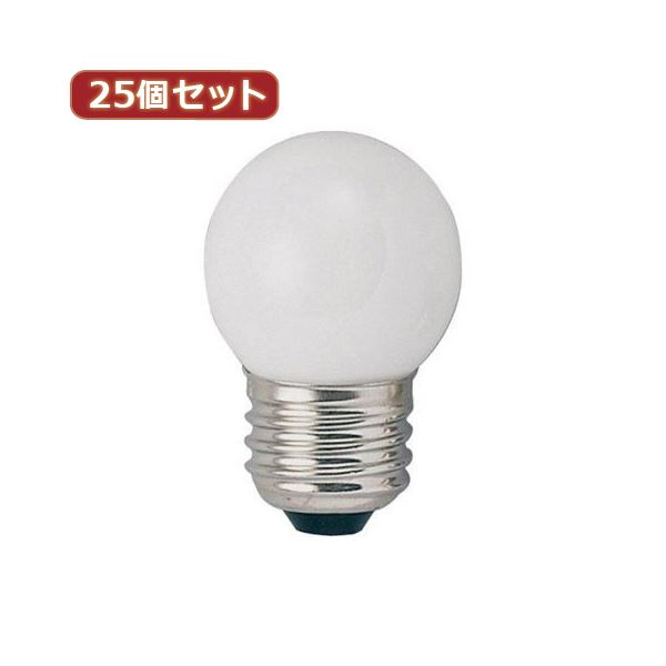 YAZAWA 25個セット ベビーボール球40WホワイトE26 G402640WX25 |b04の通販は 6,887円