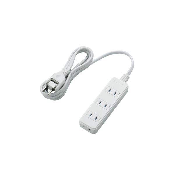 （まとめ）エレコム 電源タップ（雷ガード・ほこりシャッター） T-KST02-22420WH(×3セット) |b04の通販は