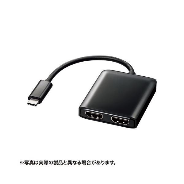 サンワサプライ USB TypeC MSTハブ （DisplayPort Altモード） AD-ALCMST2HD |b04