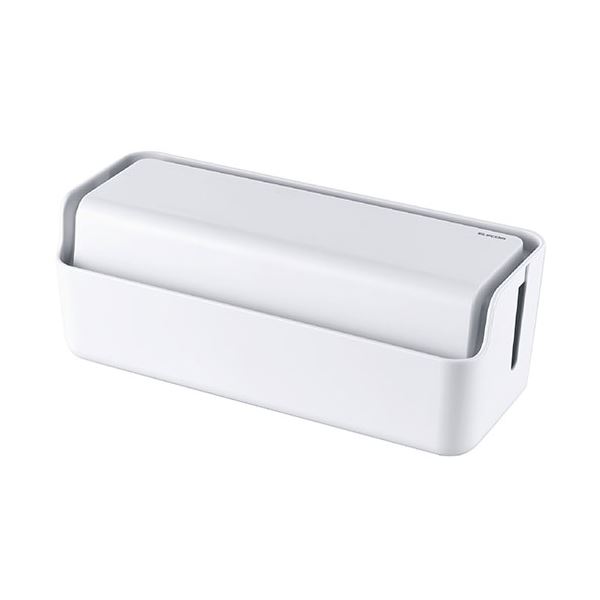 エレコム スタンド付きケーブルボックス 大 ホワイト EKC-BOX004WH |b04 5,528円