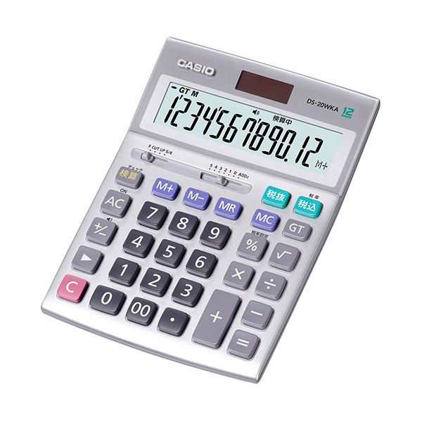 カシオ計算機 CASIO 実務電卓(検算タイプ) デスクタイプ12桁 DS-20WKA-N |b04