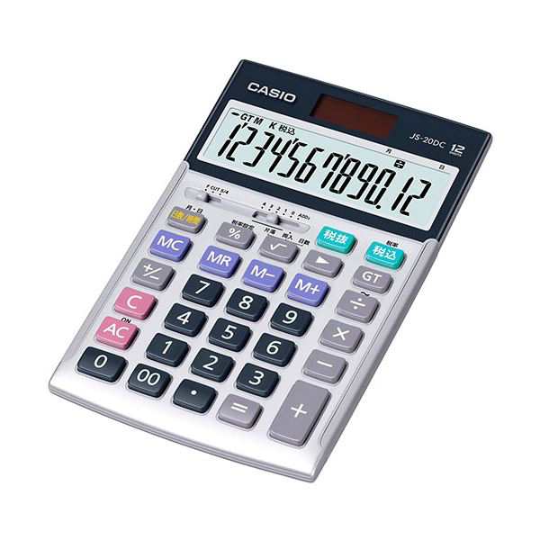 カシオ計算機 CASIO 実務電卓(日数＆時間計算タイプ) ジャストタイプ12桁 JS-20DC-N |b04