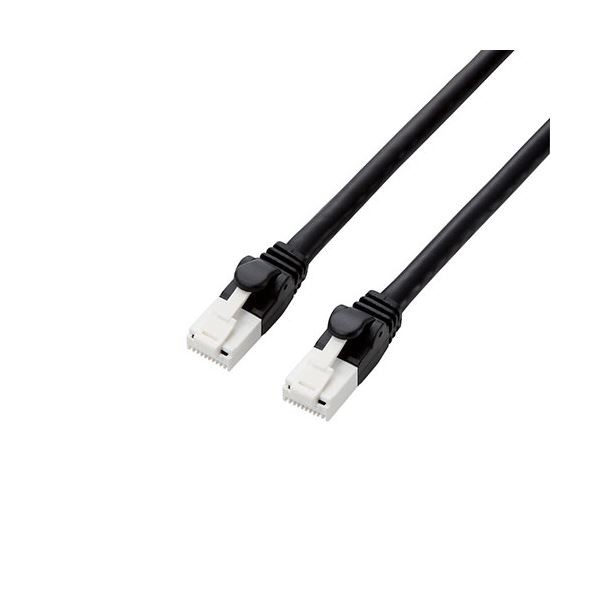 (5個セット) エレコム ツメ折れ防止LANケーブル(Cat6A) 5m GM-LDGPAT/BK50X5 |b04の通販は