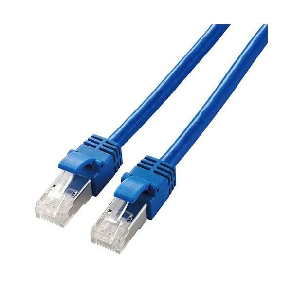 (5個セット) エレコム Cat7 LANケーブル 1m LD-TWSY/BU1X5 |b04の通販は 10,072円