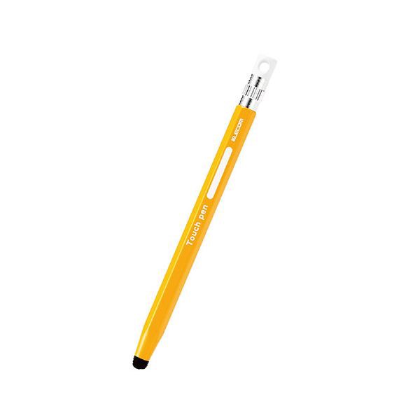 (5個セット) エレコム 6角鉛筆タッチペン イエロー P-TPENCEYLX5 |b04の通販は