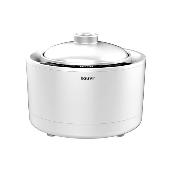 SOUYI JAPAN 本格的な土鍋ごはんを手軽に美味しく味わえる土鍋炊飯器 ホワイト SY-150-WH |b04の通販は