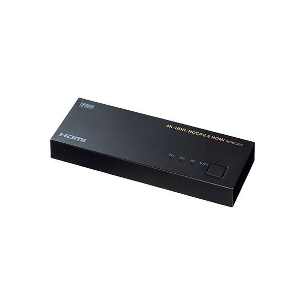 サンワサプライ 4K・HDR・HDCP2.2対応HDMI切替器（3入力・1出力） SW-HDR31LN |b04の通販は 5,793円
