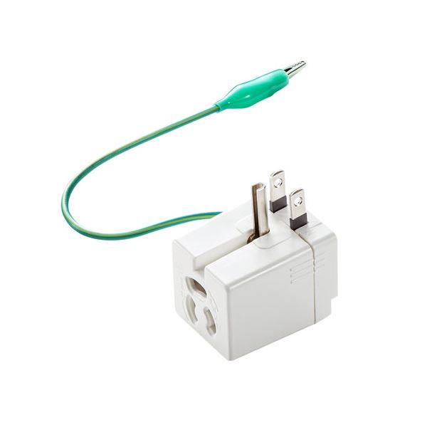 (5個セット) サンワサプライ 温度ヒューズ内蔵アダプタ TAP-AD9WX5 |b04
