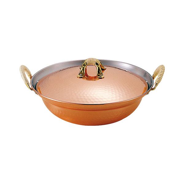 新光金属 鎚目入れちり鍋(よせ鍋)24cm S-1055S |b04の通販は