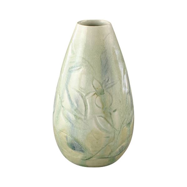 京焼・清水焼 灰釉草花紋 花入 22523005 |b04の通販は