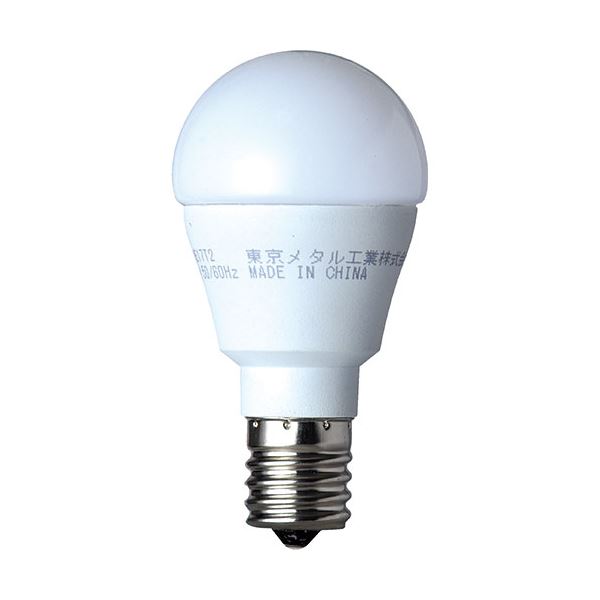 (5個セット) 東京メタル工業 LED電球 ミニクリプトン型 電球色 40W相当 口金E17 調光可 LDA5LD40WE17T2X5 |b04の通販は