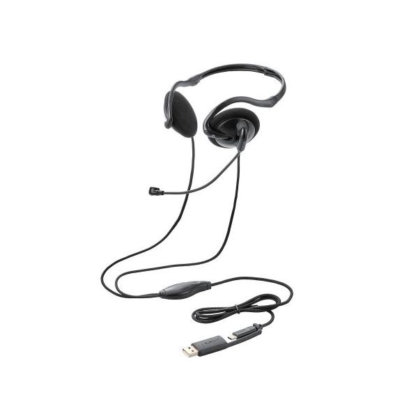 エレコム 指向性マイク モバイルヘッドセット ネックバンド USB Type-C HS-NB11SCBK |b04の通販は 4,749円