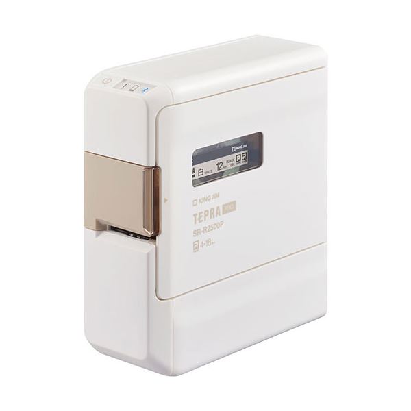 KING JIM キングジム ラベルプリンターテプラPRO ホワイト KJ-SR-R2500P-WH |b04の通販は 7,692円