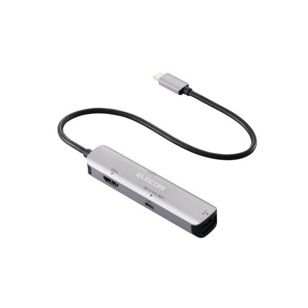 エレコム ドッキングステーション 4in1 HDMI（R）+LAN シルバー DST-C29SV |b04 7,577円