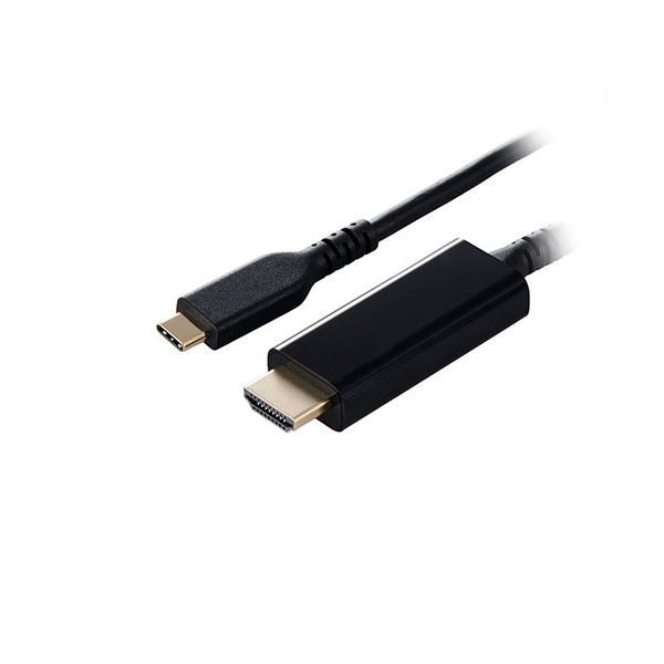 エレコム USB Type-C(TM) - HDMI(R)変換ケーブル(高耐久タイプ) 3m ブラック MPA-CHDMIS30BK2 |b04