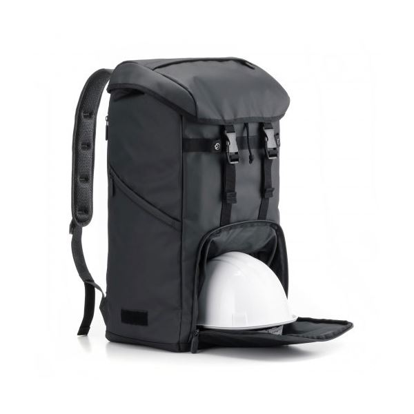 サンワサプライ 現場用リュック 大容量でヘルメットも入る反射テープ付き大容量リュック BAG-GEN1BK |b04の通販は