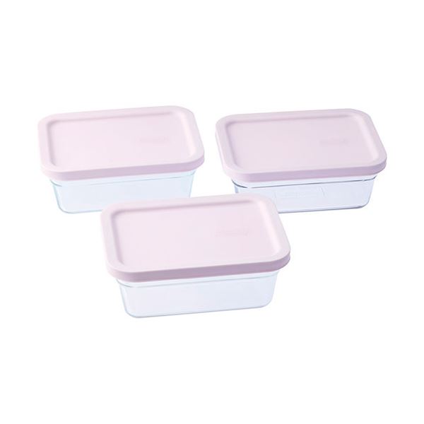 グラスロック リングテーパーイージーオープン レクタングル(970ml)3P 18×13.5×7cm C6127585 |b04の通販は 5,269円