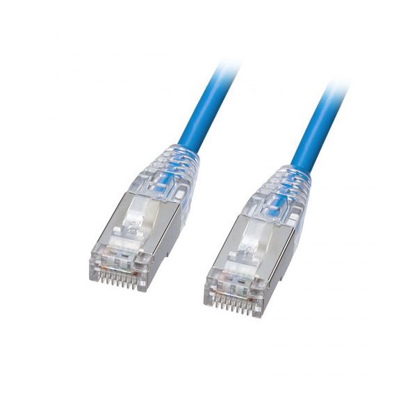 (5本セット) サンワサプライ カテゴリ5eSTP LANケーブル スリム やわらか ツメ折れ防止コネクタ 1m ブルー KB-SL5STPS-01BLX5 |b04の通販は 5,797円