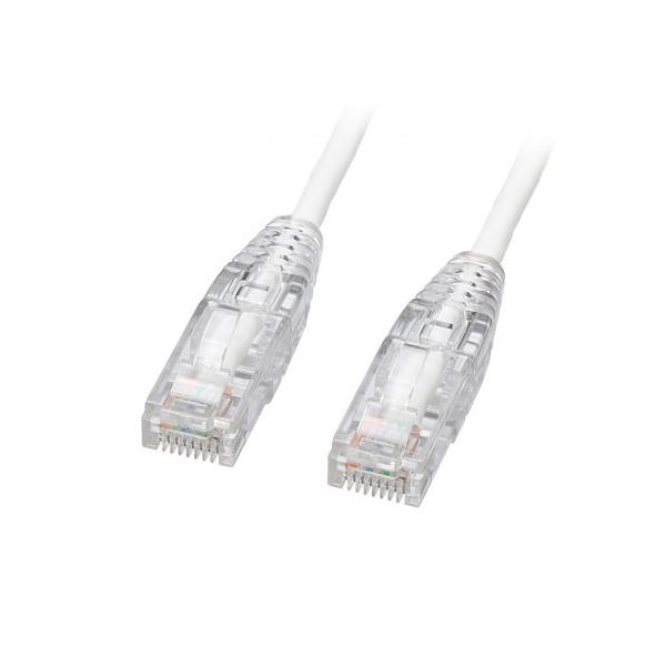 (5本セット) サンワサプライ カテゴリ6A LANケーブル スリム やわらか ツメ折れ防止コネクタ 1m ホワイト KB-SL6AYS-01WX5 |b04の通販は 5,705円