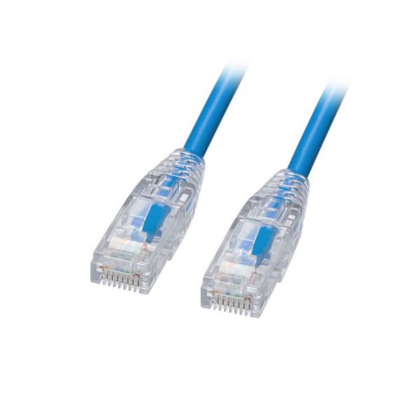 (5本セット) サンワサプライ カテゴリ6LANケーブル スリム やわらか ツメ折れ防止コネクタ 1m ブルー KB-SL6YS-01BLX5 |b04の通販は 5,888円