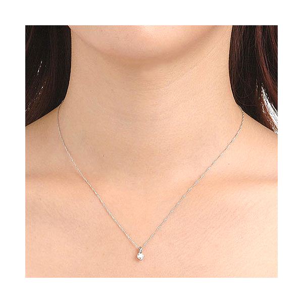 プラチナ 0.3ct一粒ダイヤモンドペンダント/ネックレス 80722【メーカー直送】代引き・銀行振込前払い不可・同梱不可の通販は