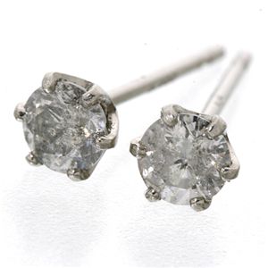 Pt900 ダイヤモンドピアス0.3ct スタッドピアス プラチナ |b04の通販は