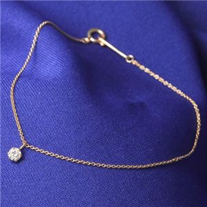 K18PG ダイヤモンドブレスレット |b04の通販は