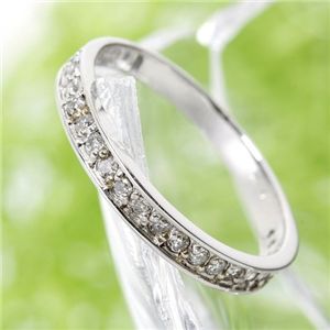 0.2ct ダイヤリング 指輪 エタニティリング 19号【メーカー直送】代引き・銀行振込前払い不可・同梱不可の通販は