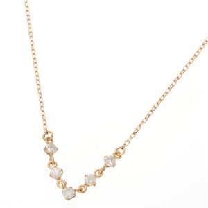 Amelie Monchouchou ディアプリュイ K18ダイヤモンドペンダント/ネックレス ピンクゴールド【メーカー直送】代引き・銀行振込前払い不可・同梱不可の通販は 44,802円