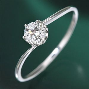 プラチナ0.3ct ダイヤリング 指輪 7号【メーカー直送】代引き・銀行振込前払い不可・同梱不可の通販は