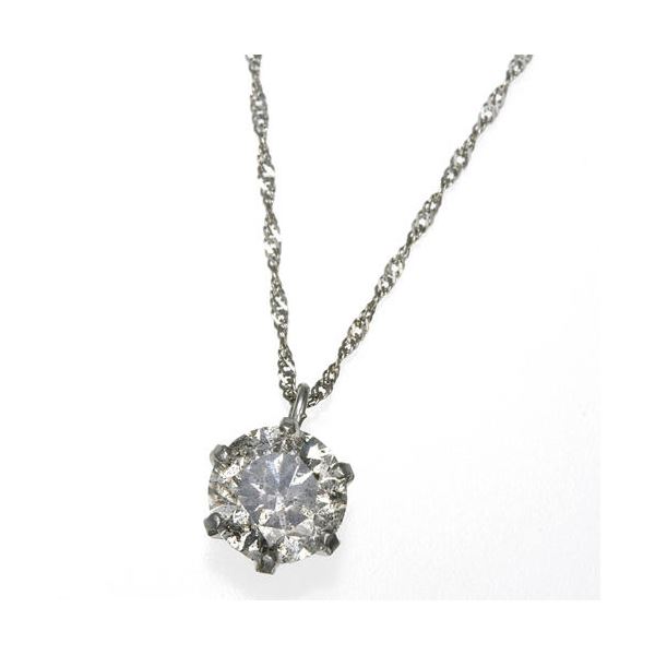 純プラチナダイヤモンドペンダント 純プラチナ0.7ctダイヤモンドペンダント/ネックレス (鑑別カード