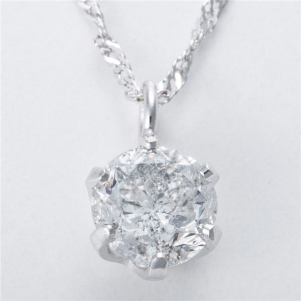 純プラチナ 0.3ctダイヤモンドペンダント/ネックレス ダイヤモンド プラチナネックレス(0.3カラット⁄6本爪⁄大特価⁄一粒⁄4月