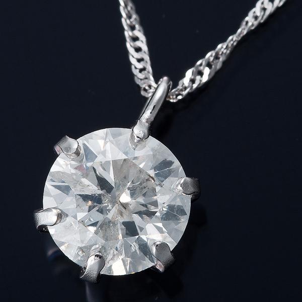 K18WG 0.5ctダイヤモンドペンダント/ネックレス スクリューチェーン【メーカー直送】代引き・銀行振込前払い不可・同梱不可の通販は 88,179円