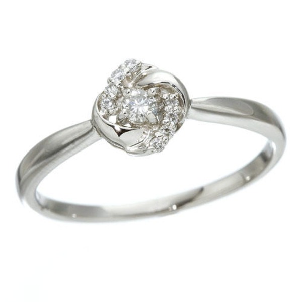 プラチナダイヤモンドデザインリング3型 カレイドスコープ 19号【メーカー直送】代引き・銀行振込前払い不可・同梱不可