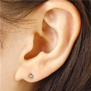 Pt900 0.1ctダイヤモンドピアス プラチナ 136798 |b04の通販は