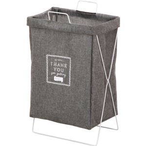 (6個セット) ランドリーバスケット 洗濯かご 幅37cm グレー 横型取手付き スチール 脱衣所 洗面所 洗濯物 |b04の通販は