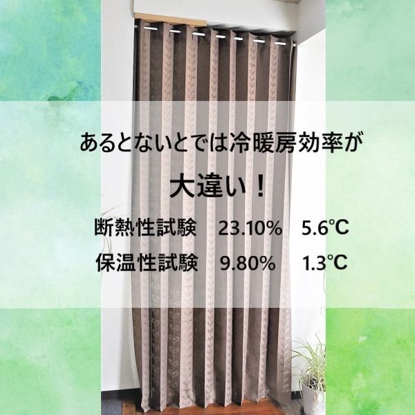 間仕切り カーテン 幅150×丈200cm ブラウン 日本製 パタパタ 取り付け簡単 ポール別売り リビング ダイニング 階段【メーカー直送】代引き・銀行振込前払い不可・同梱不可の通販は