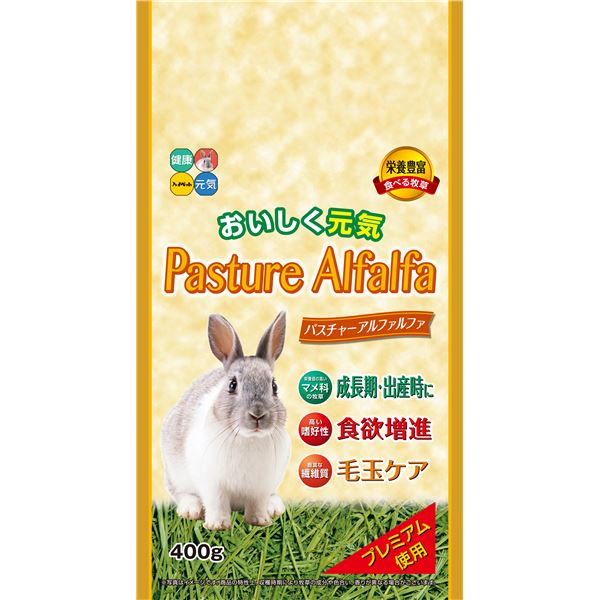 （まとめ） パスチャーアルファルファ 400g 【×6セット】 （ペット用品）【代引不可】【メーカー直送】代引き・銀行振込前払い不可・同梱不可の通販は