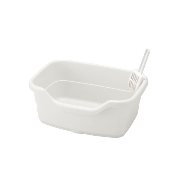 （まとめ） ラプレ ネコトイレ 深型 40 ホワイト (×5セット) （ペット用品） |b04の通販は 5,450円