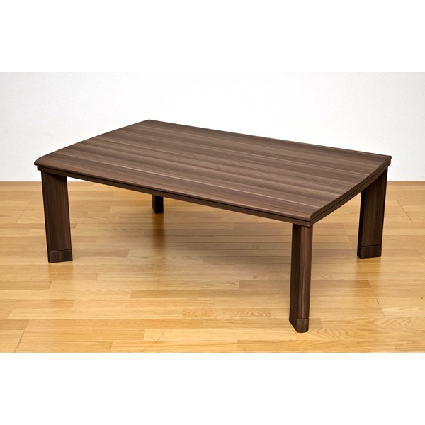 木製 ダークブラウン こたつテーブル 彫刻入り 約120cm x 80cm 木製 ダークブラウン こたつテーブル 彫刻入り 約120cm x 80cm