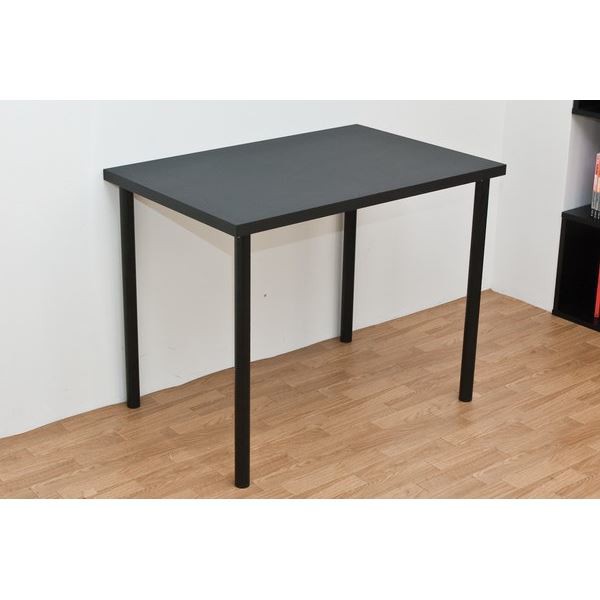 フリーテーブル(作業台/PCデスク/書斎テーブル) 幅90cm×奥行60cm ブラック(黒) 天板厚3cm |b04の通販は 12,059円