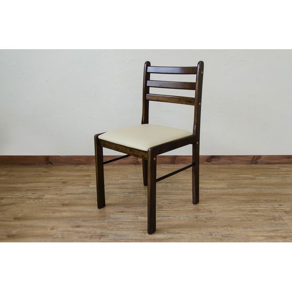 ダイニングチェア/リビングチェア (同色2脚セット) ウォールナット 『TORINO』 座面：合成皮革(合皮) |b04の通販は 8,938円