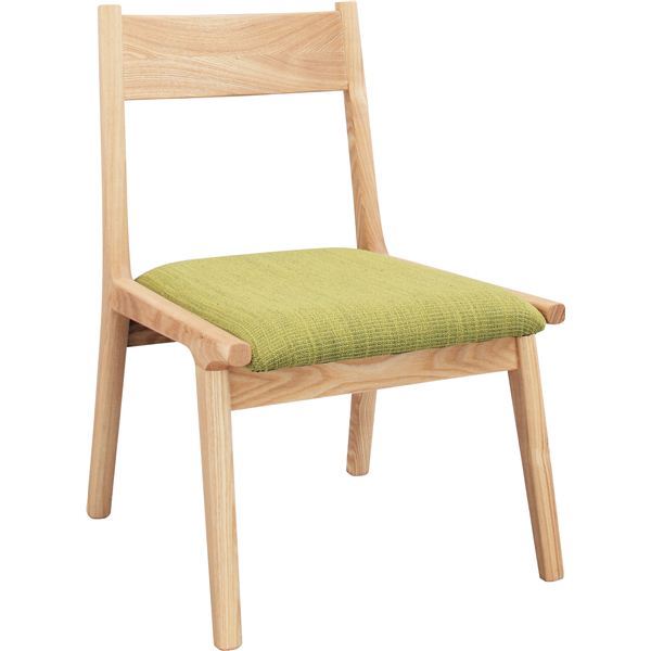 ダイニングチェア パーソナルチェア 幅48cm グリーン 木製 モタ リビング 在宅ワーク 店舗 インテリア家具【メーカー直送】代引き・銀行振込前払い不可・同梱不可の通販は 17,031円