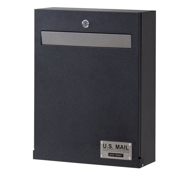 郵便ポスト 郵便受け 幅33×奥行12×高さ42.5cm スチール製 玄関 エントランス 入口 |b04の通販は 6,576円