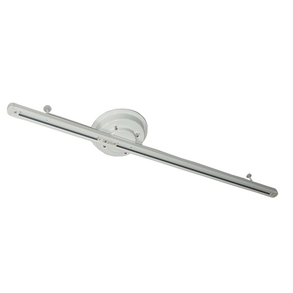 簡易取り付け式 スライドダクトレール 照明器具 幅102.5×奥行18.5×高さ8cm スチール 定格電圧 電流 100V 5A 店舗 リビング【メーカー直送】代引き・銀行振込前払い不可・同梱不可